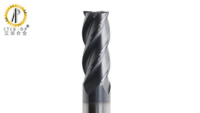 What role does helix angle play in the performance of a carbide end mill